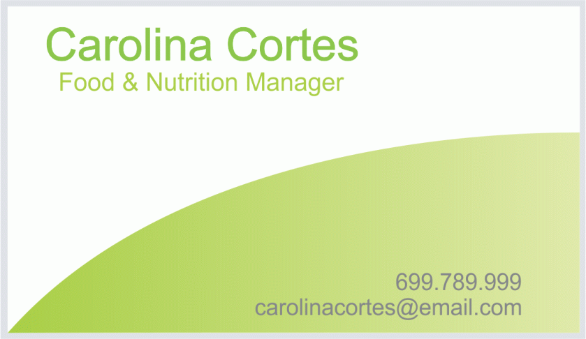 Carolina Cortes Business Card